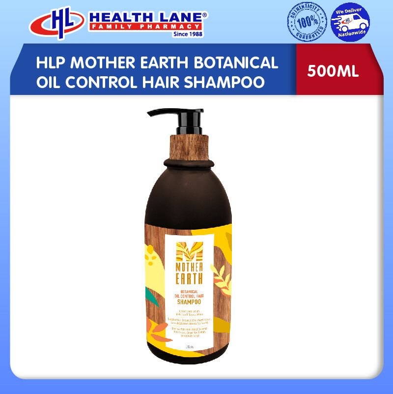 HLP MOTHER EARTH BOTANICAL OIL CONTROL HAIR SHAMPOO (500ML)